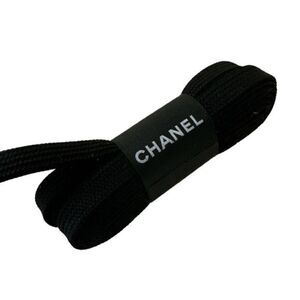 CHANEL Black Shoe Lace
